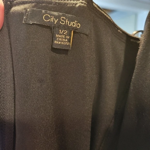 NWT City Studios Junior Sweetheart-Neck Tiered Dress on Blacl Size 12 - Picture 11 of 13